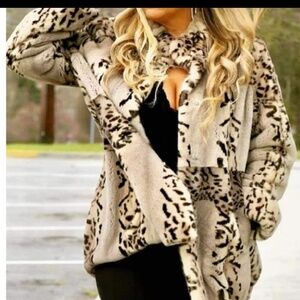 Real fur coat